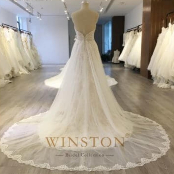 Winston Wedding Dress size 12 - Picture 6 of 8